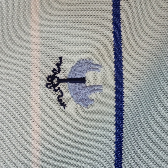 Brooks Brothers Stretch Performance Series Multi-Stripe Polo‎ Shirt Large - Picture 6 of 6